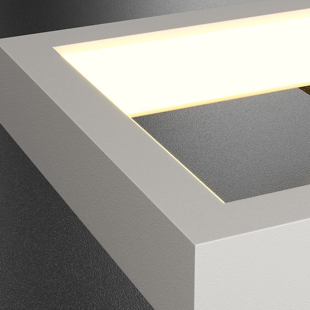 Box Three-color Light LED Nordic Wall Light, Bedroom Wall Sconce, detail 13