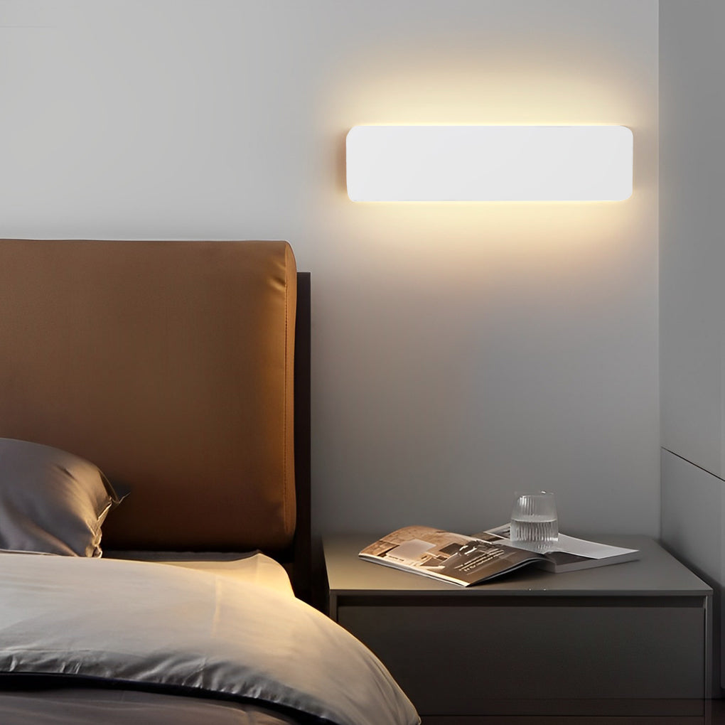 270° Rotatable Adjustable Box Strip LED White Nordic Wall Light, Bedroom Wall Sconce, detail 7