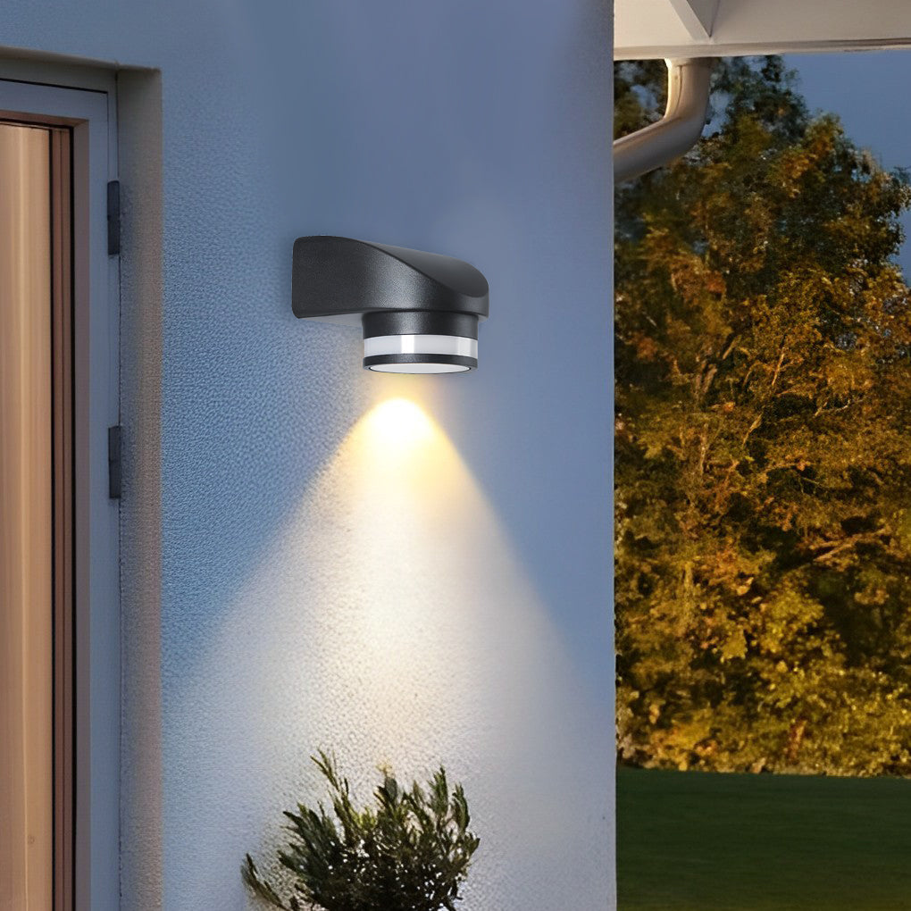 Circular Up and Dawn Light LED Waterproof Black Exterior Wall Washer Lights, Outdoor Wall Light, detail 13