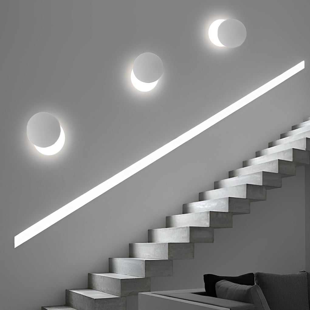 360° Rotatable Circular LED Contemporary Wall Light Decorative Wall Light, Bedroom Wall Sconce, detail 13