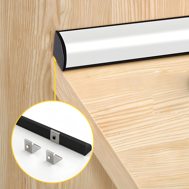 Metal 6PCS Long Strip 12V Surface Mounted LED Cabinet Lighting, Hardwired Wall Sconce, detail 7