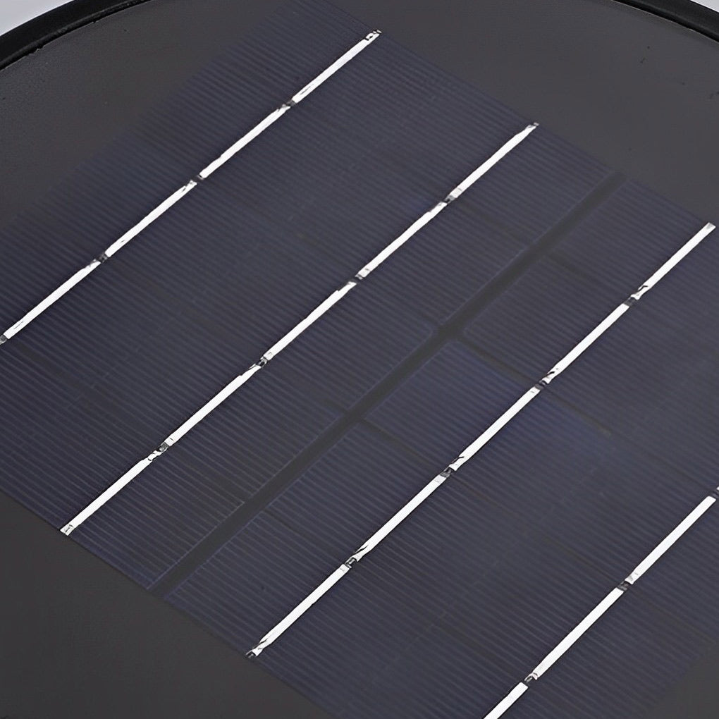 Circular Waterproof Intelligent Light Control LED Solar Exterior Lawn Lamp, Outdoor Wall Light, detail 13