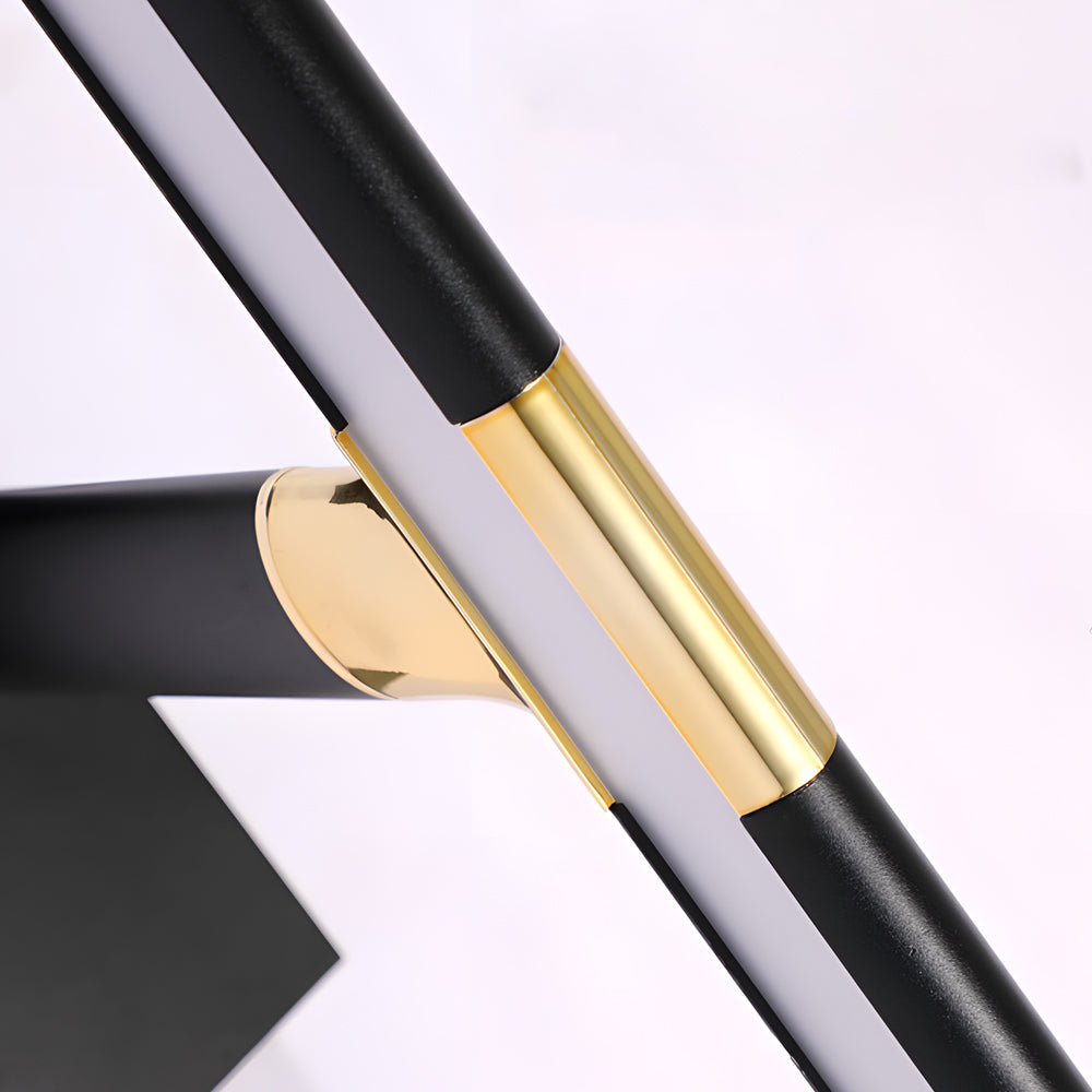 Retractable LED Bathroom Vanity Fixture with Adjustable Rod and Matte Finish, Bathroom Vanity Light, detail 9