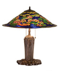 Pond Lily 25 Inch 3-Light 25.00" Vacr Pink Table Lamp front view
