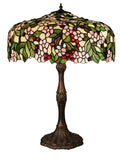 Cherry Blossom 3-Light 26.00" Mahogany Bronze Table Lamp front view