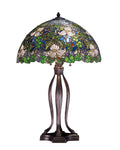Trillium And Violet 3-Light 30.00" Bronze Table Lamp front view