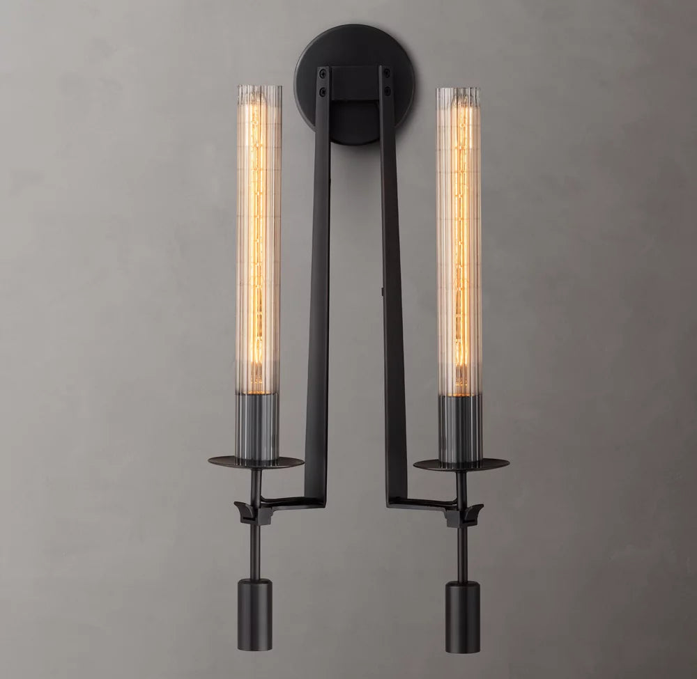 Fontanelle Double Wall Light, Bathroom Wall Sconce, detail 7
