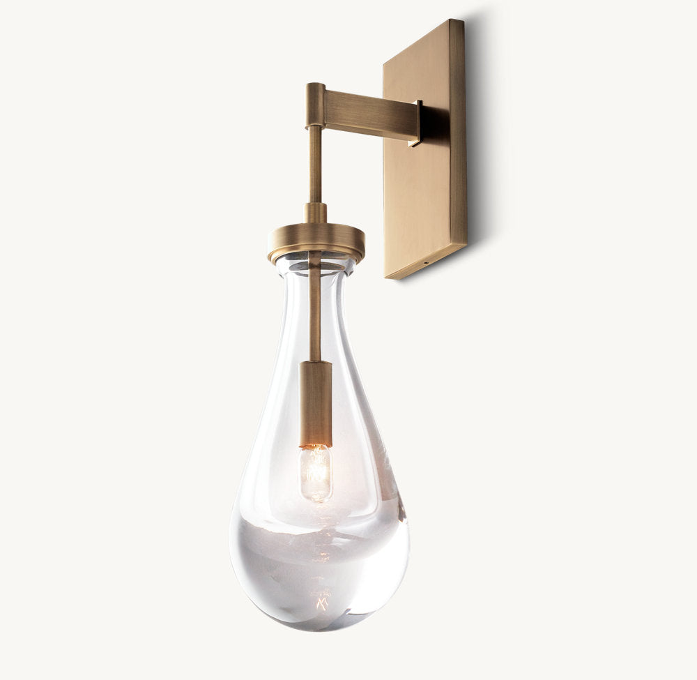 Rain Exterior Sconce, Outdoor Wall Light, detail 6