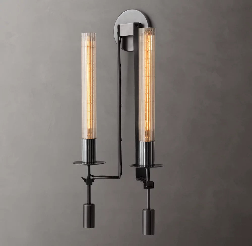 Fontanelle Double Wall Light, Bathroom Wall Sconce, detail 6