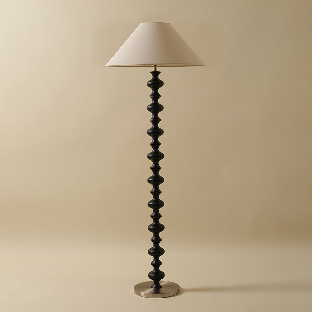 Sculpted Rhythm Wood Floor Light, Floor Lamp, detail 17