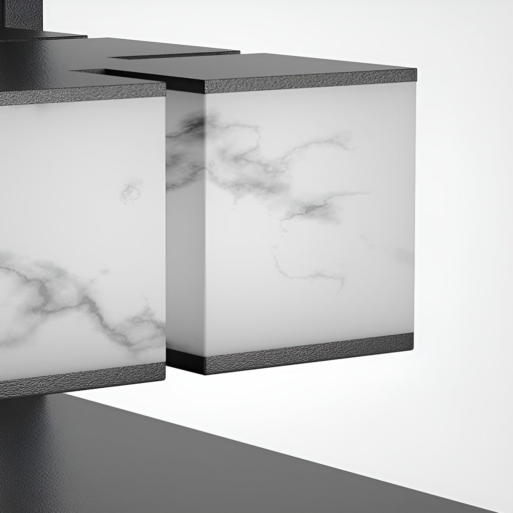 Square LED Waterproof Contemporary Solar Deck Post Lights Pillar Light Post Caps Lights, Outdoor Wall Light, detail 15