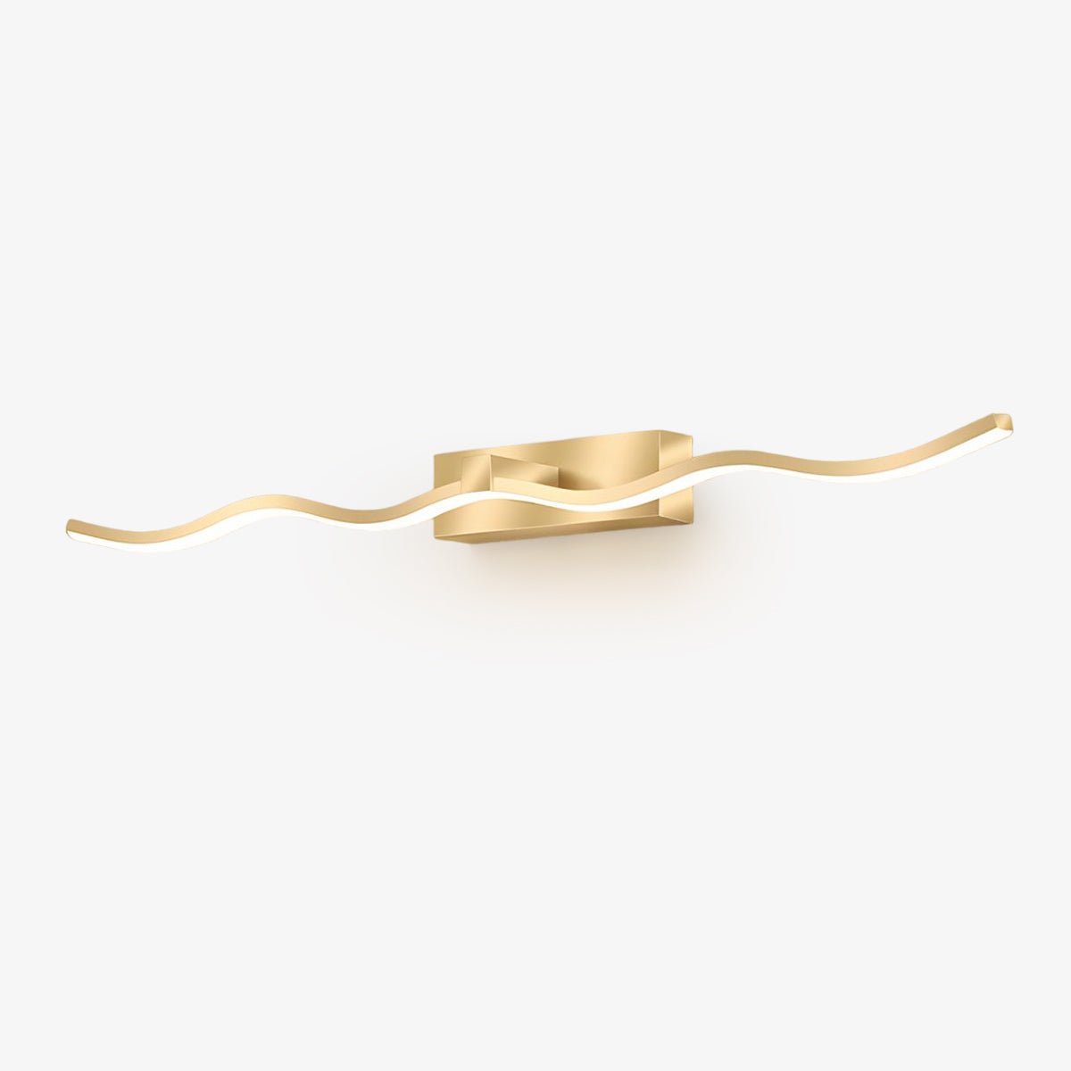 Waveform Linear Wall Light, Hardwired Wall Sconce, Metal, Dia 40cm x H 6cm