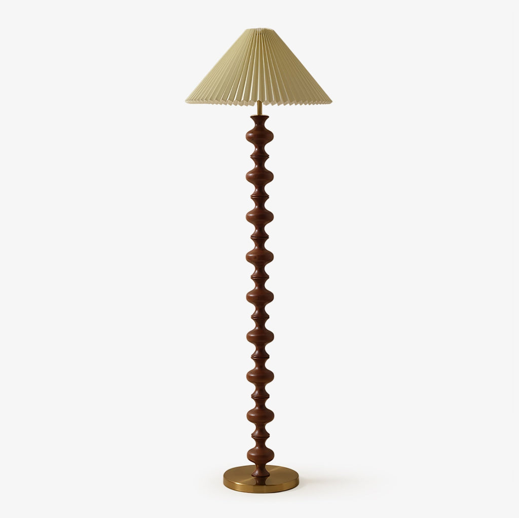Sculpted Rhythm Wood Floor Light, Floor Lamp, Metal, Dia 50cm x H 148cm