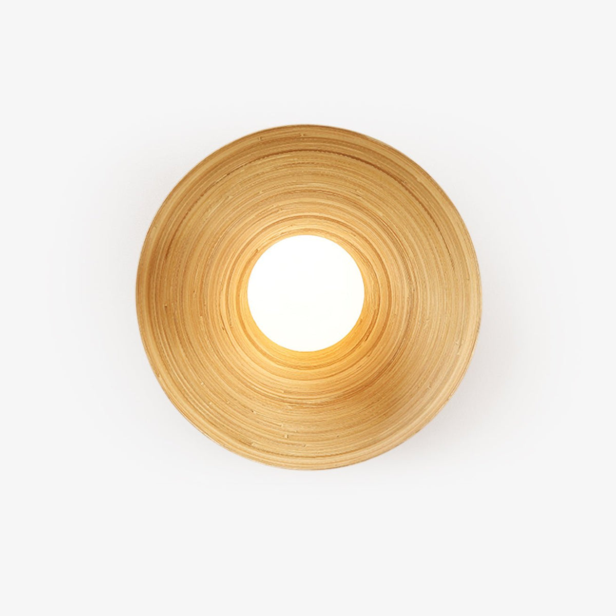 Bamboo Aura Wall Light, Hardwired Wall Sconce, Metal, Dia 30cm x H 30cm