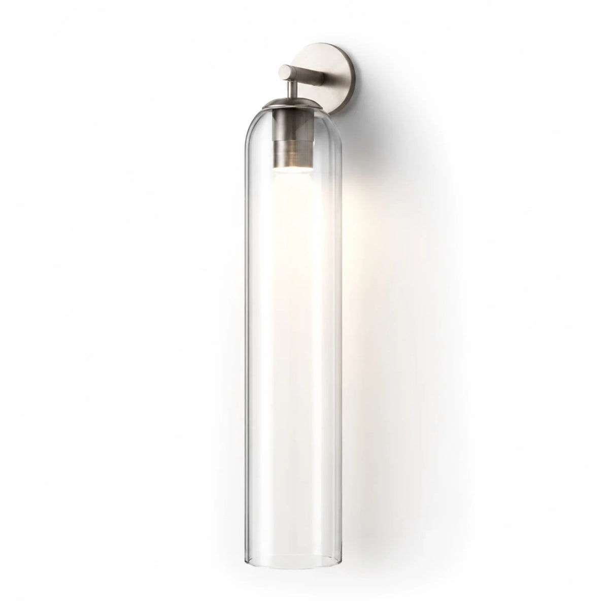 Cylindrical Art Glass Wall Light