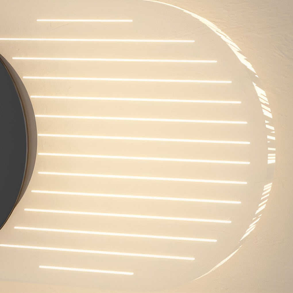 Creative Mute Clock Shaped LED Nordic Wall Light, Bedroom Wall Sconce, detail 15