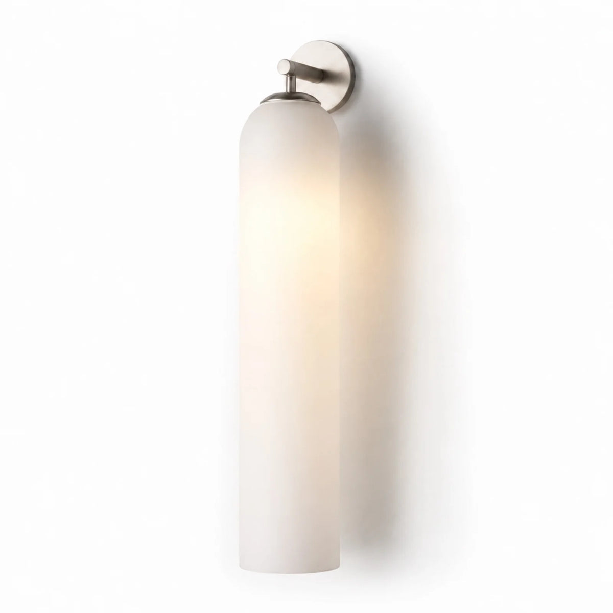 Cylindrical Art Glass Wall Light