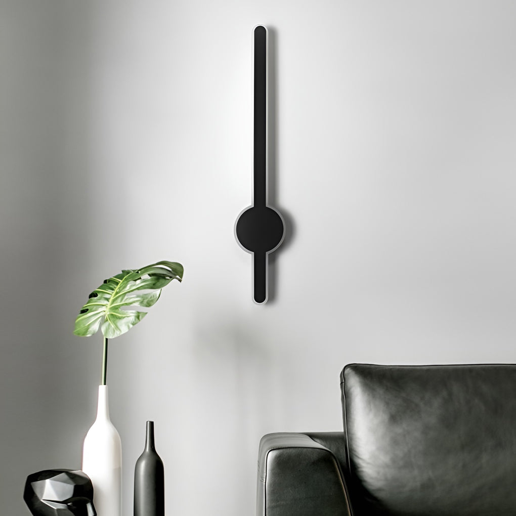 Long Strip LED Contemporary Wall Light, Bedroom Wall Sconce, detail 5