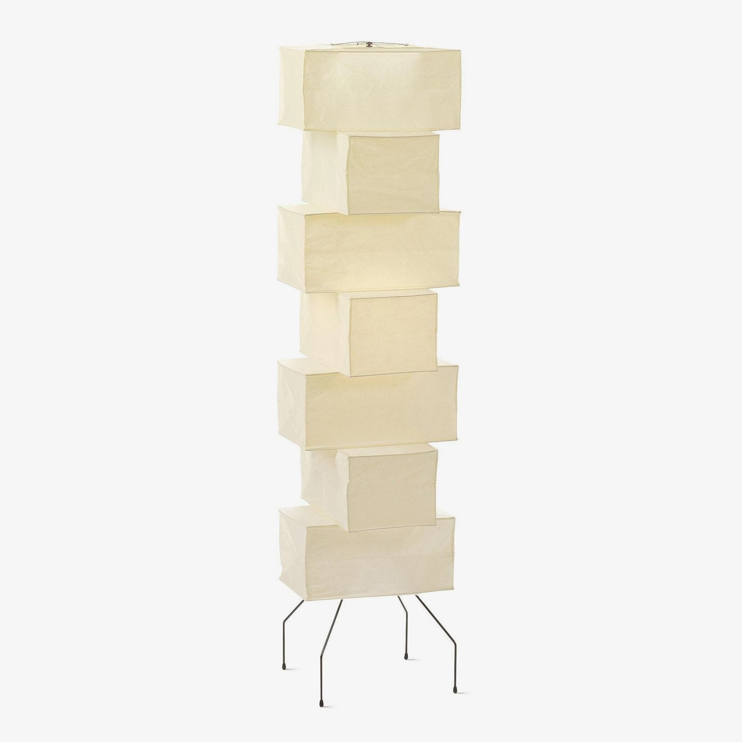 Lana Stacked Floor Light, Floor Lamp, Rice paper, Dia 48cm x H 180cm