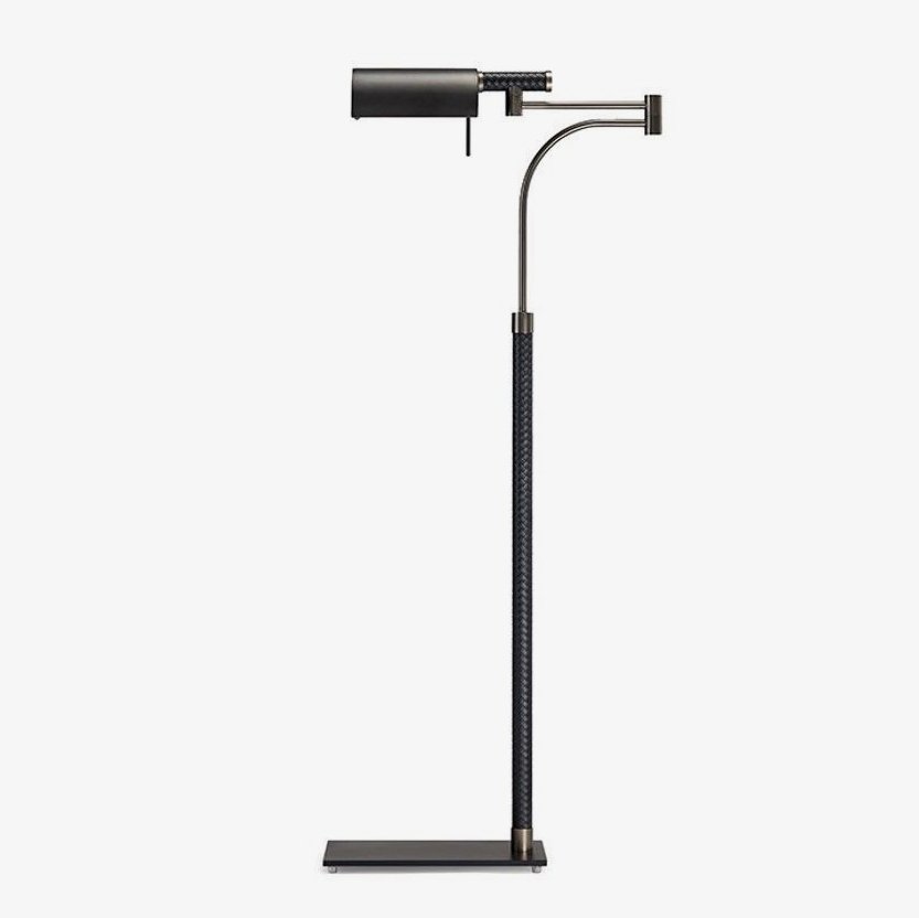 Edwin Task Standing Floor Light, Floor Lamp, Metal, L 53cm x H 145cm