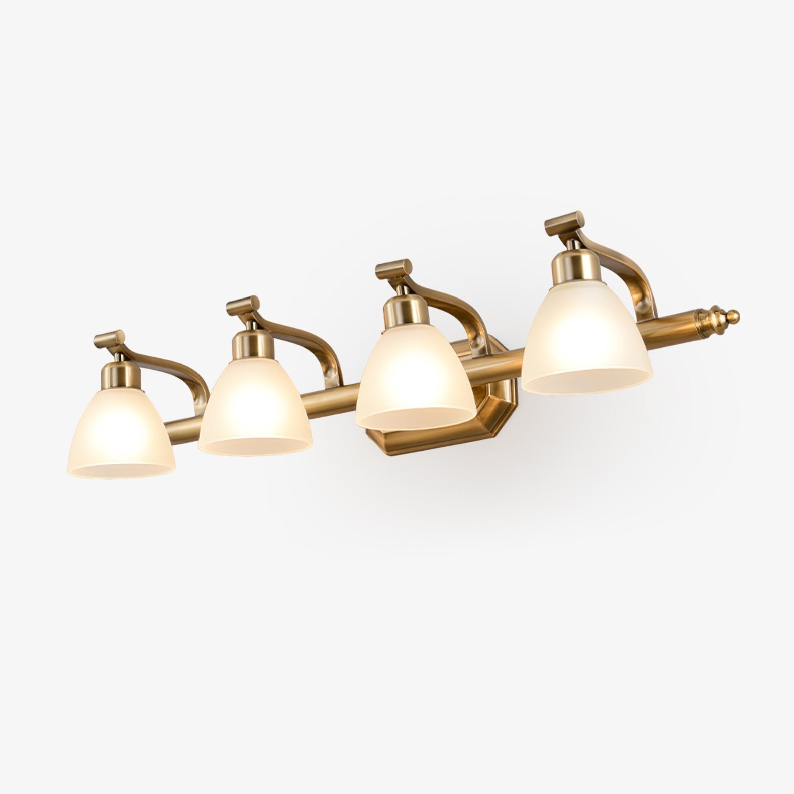 Lana Timeless Bath Wall Light, Hardwired Wall Sconce, Metal, Dia 30cm x H 16cm