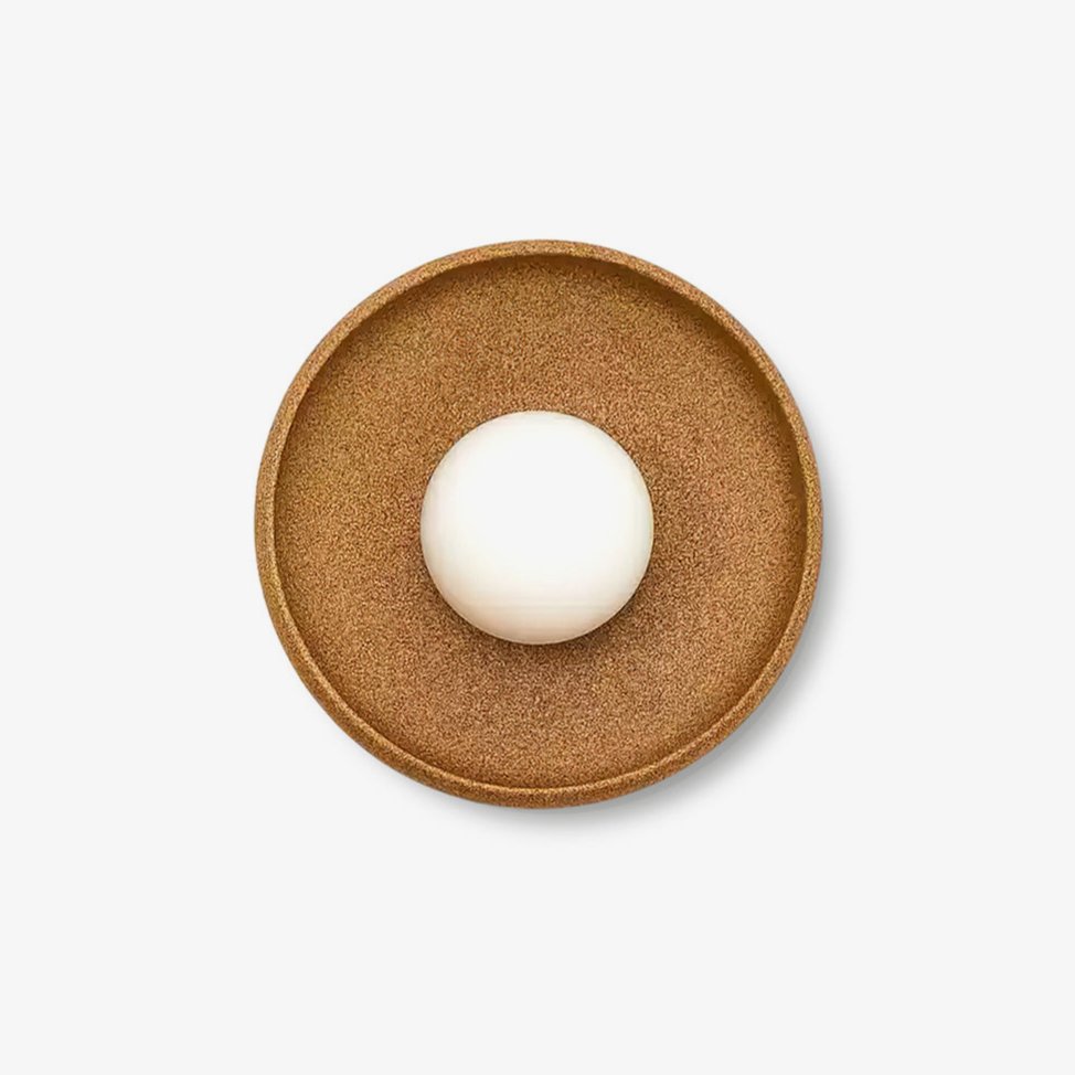 Dusk Circular Wall Light, Hardwired Wall Sconce, Ceramic, Dia 20cm x H 20cm