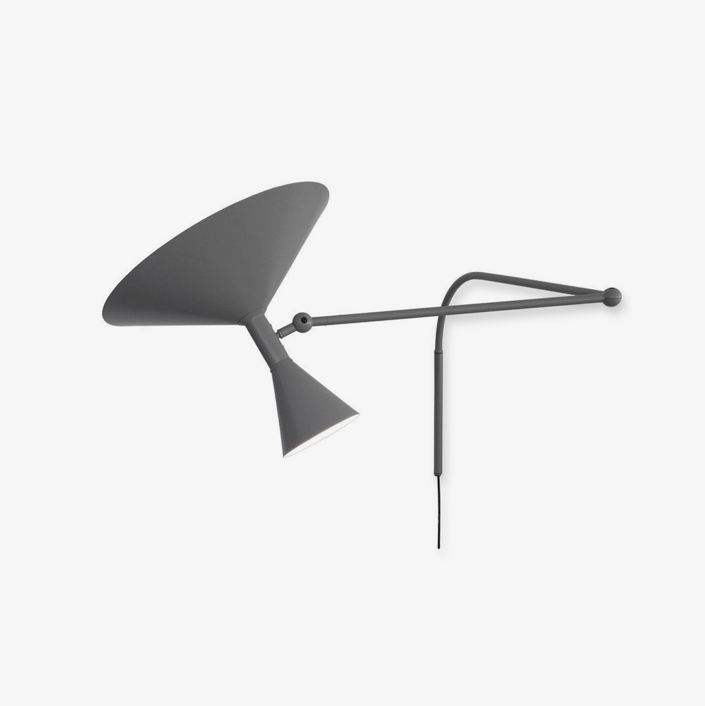 Marseille Plug-In Wall Light, Plug-In Wall Sconce, Metal, Dia 30cm x W 70cm x H 38cm