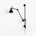 Versa Glide G214 Wall Light, Plug-In Wall Sconce, Metal, Dia 39cm x H 78cm