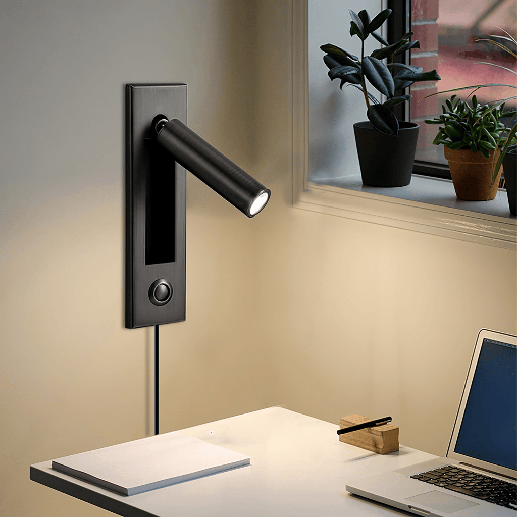 Embedded Bedside Plug-in Wall Light, Plug-In Wall Sconce, detail 12