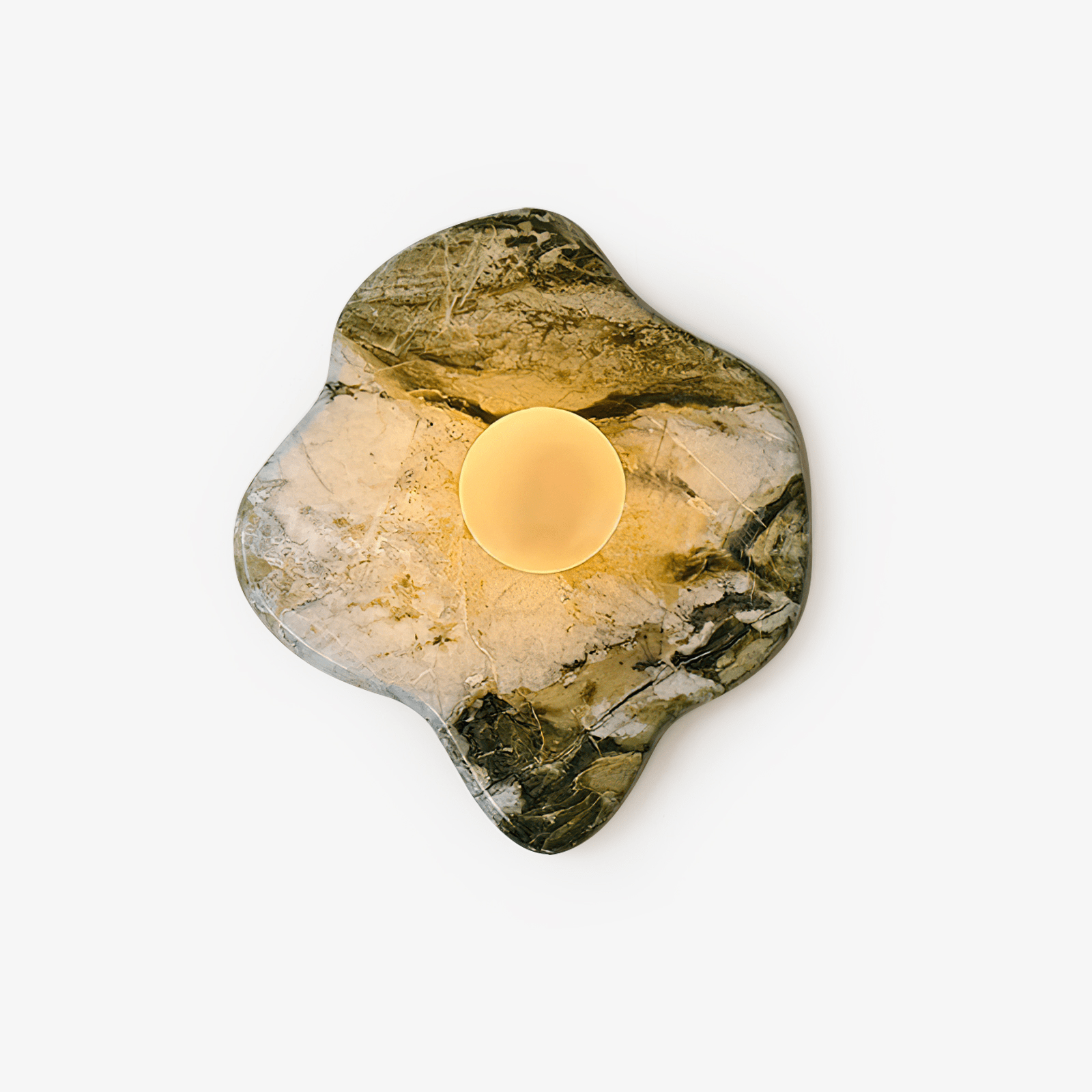 Emma Marble Wall Light, Hardwired Wall Sconce, detail 2