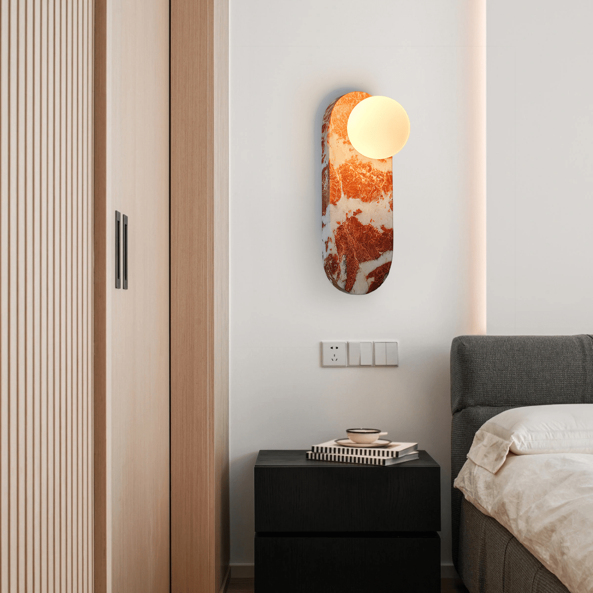 Lucie Wall Light, Hardwired Wall Sconce, detail 2