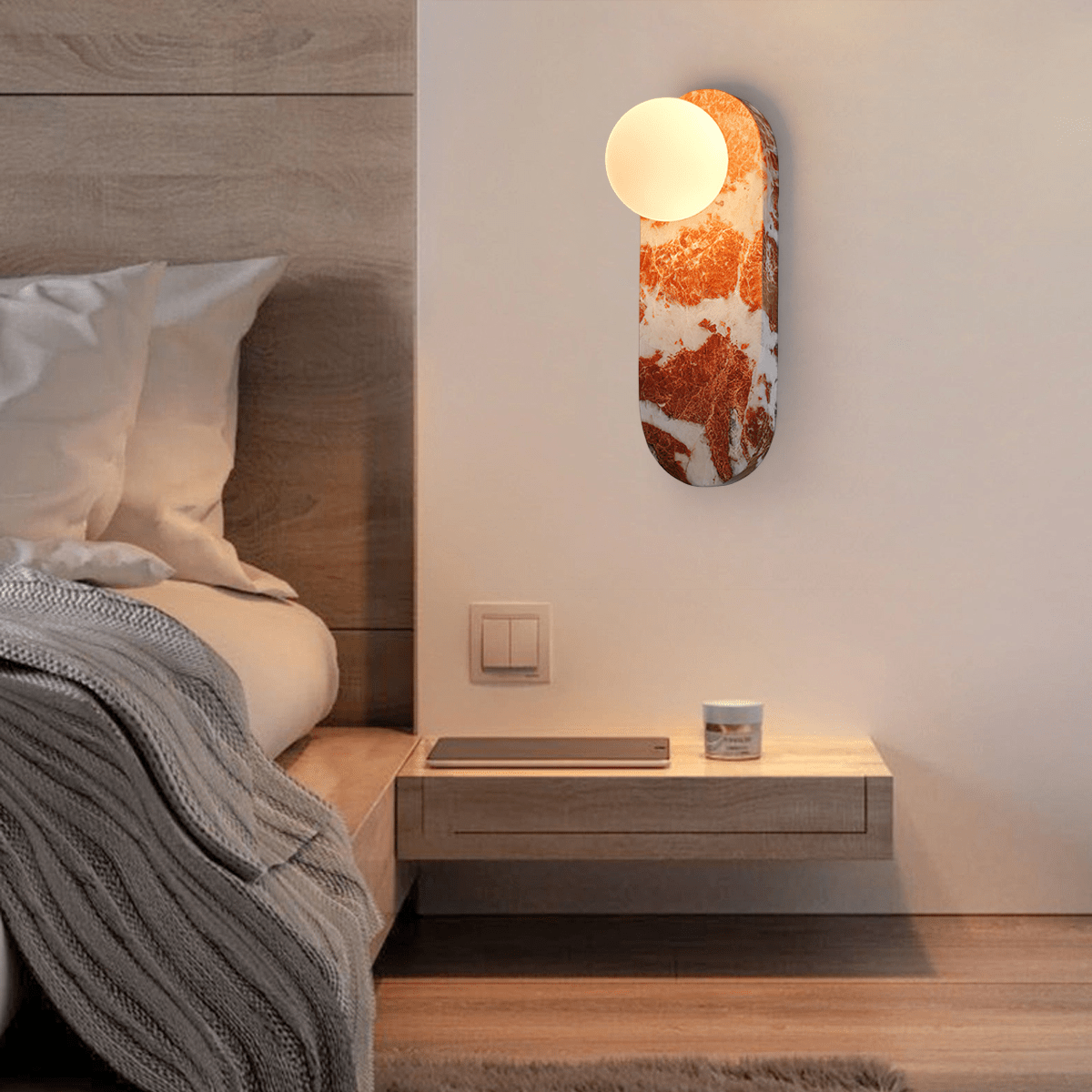 Lucie Wall Light, Hardwired Wall Sconce, detail 3