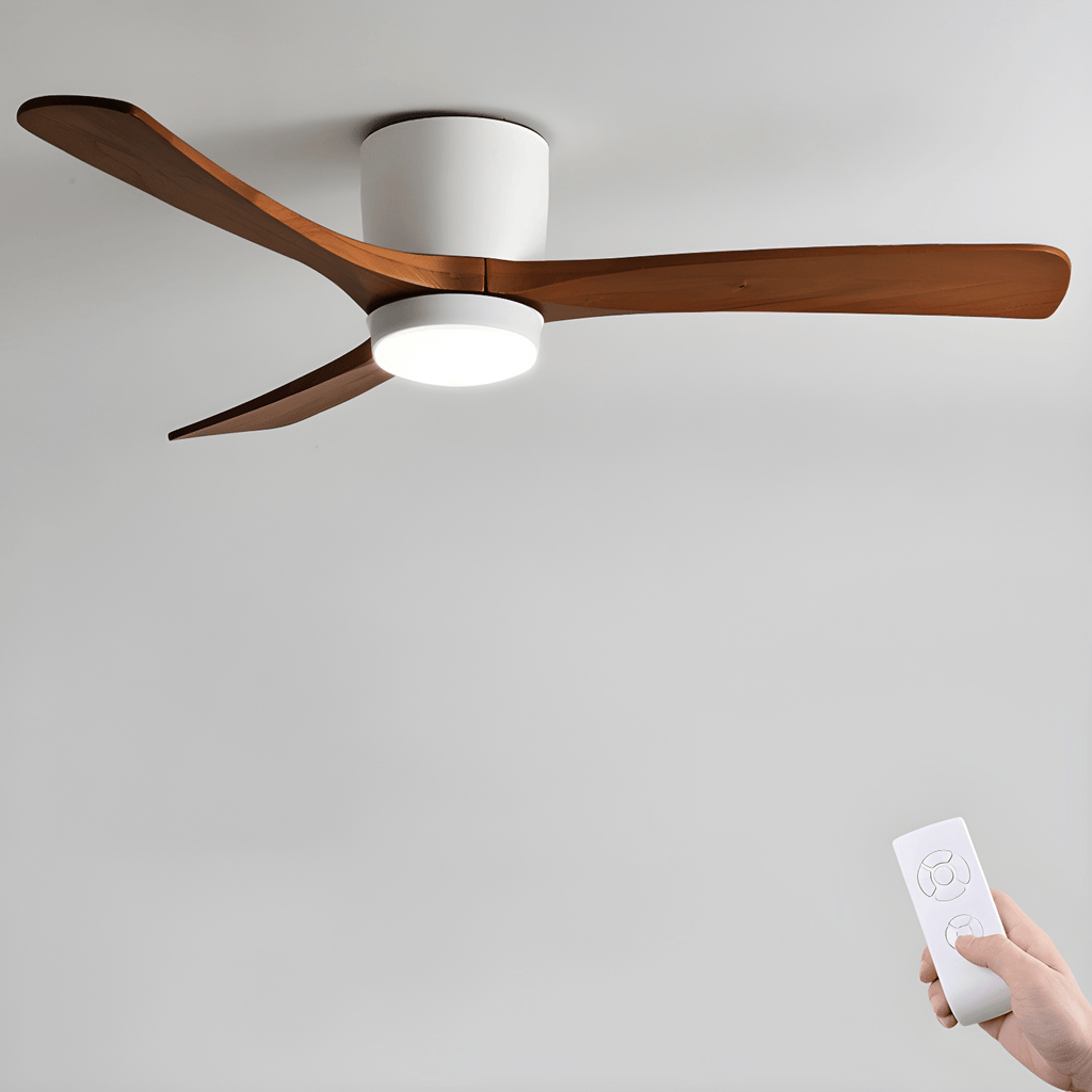 Nordic Wooden 42"/48"/52" Ceiling Fan Light
