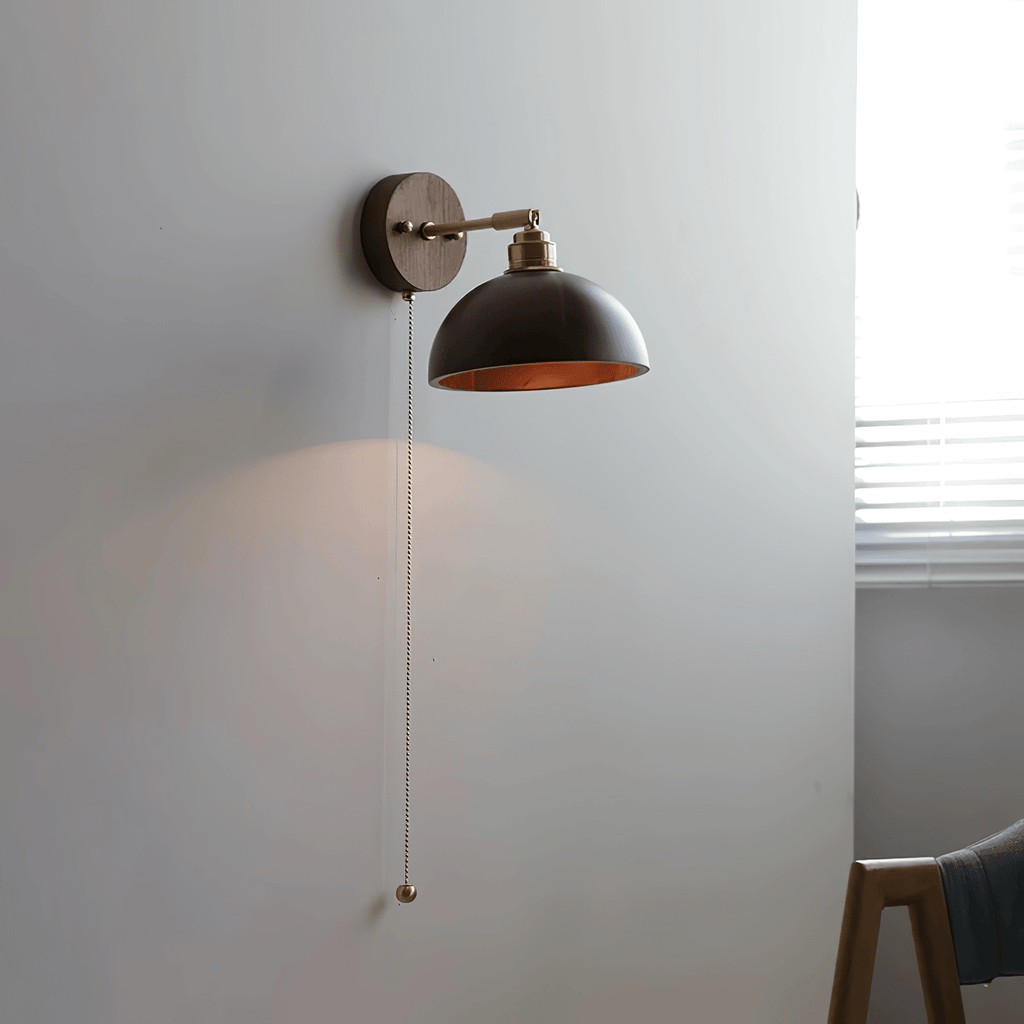 Rhett Pull Wall Light, Hardwired Wall Sconce, detail 2