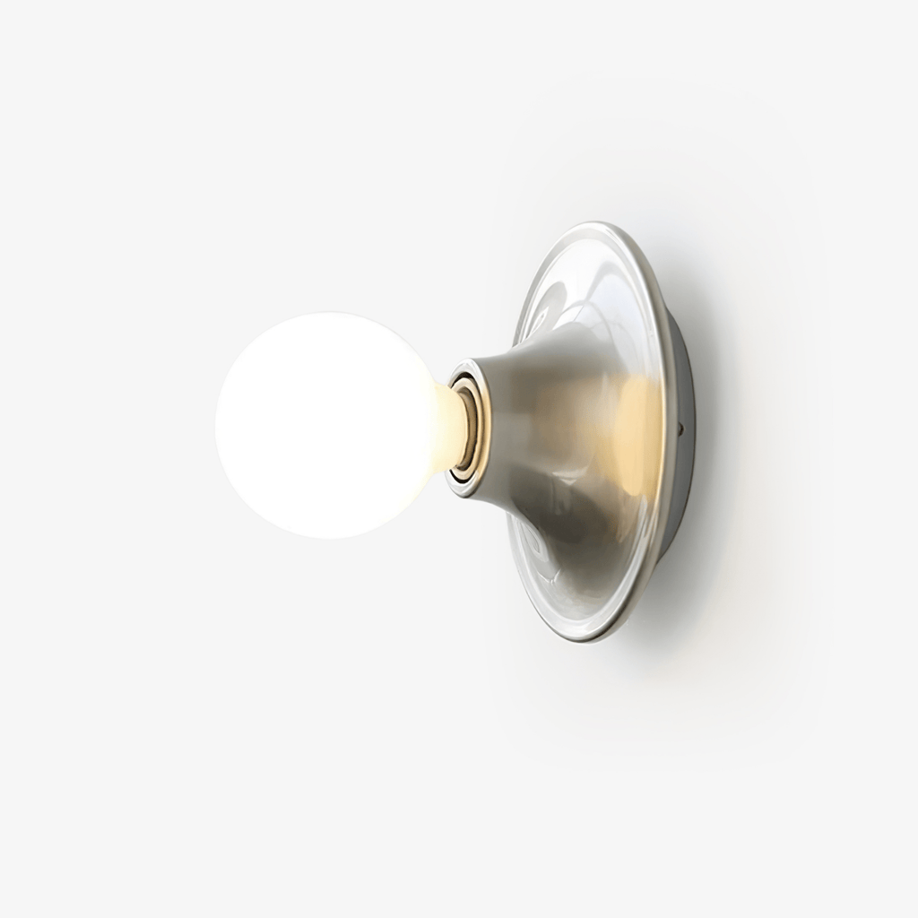 Eclipta Wall Light, Hardwired Wall Sconce, Metal, Dia 15cm x H 15cm