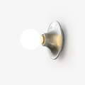 Eclipta Wall Light, Hardwired Wall Sconce, Metal, Dia 15cm x H 15cm
