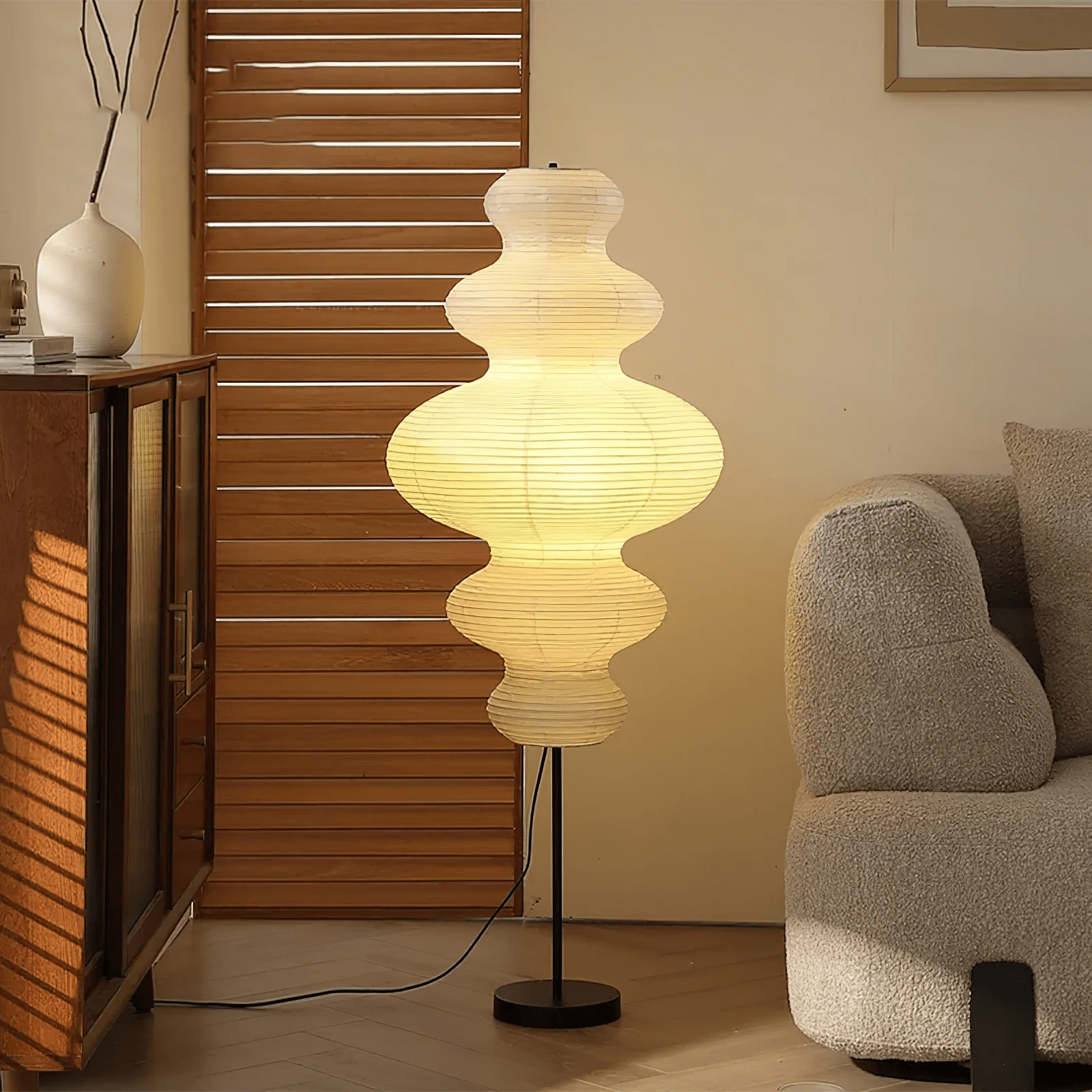 Akari Juni Floor Light, Floor Lamp, detail 2