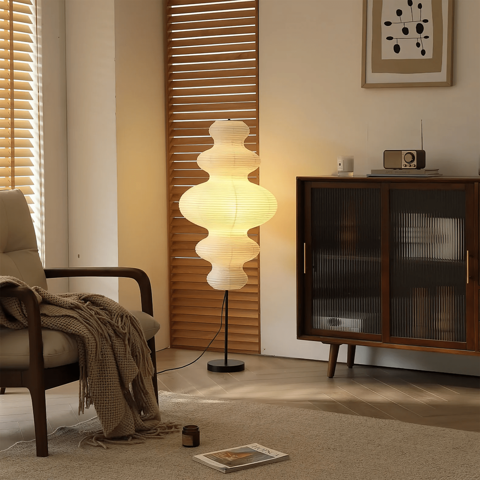 Akari Juni Floor Light, Floor Lamp, detail 4