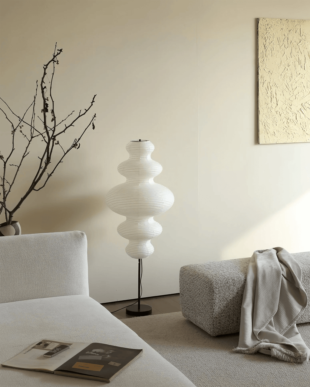 Akari Juni Floor Light, Floor Lamp, detail 6