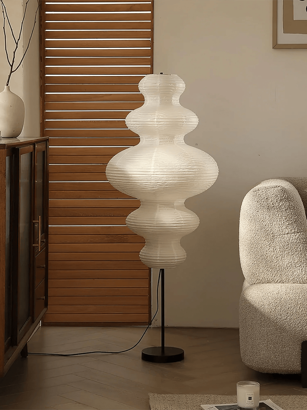 Akari Juni Floor Light, Floor Lamp, detail 3