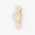 Holmdel Alabaster Wall Light, Hardwired Wall Sconce, Dia 29cm x H 58cm