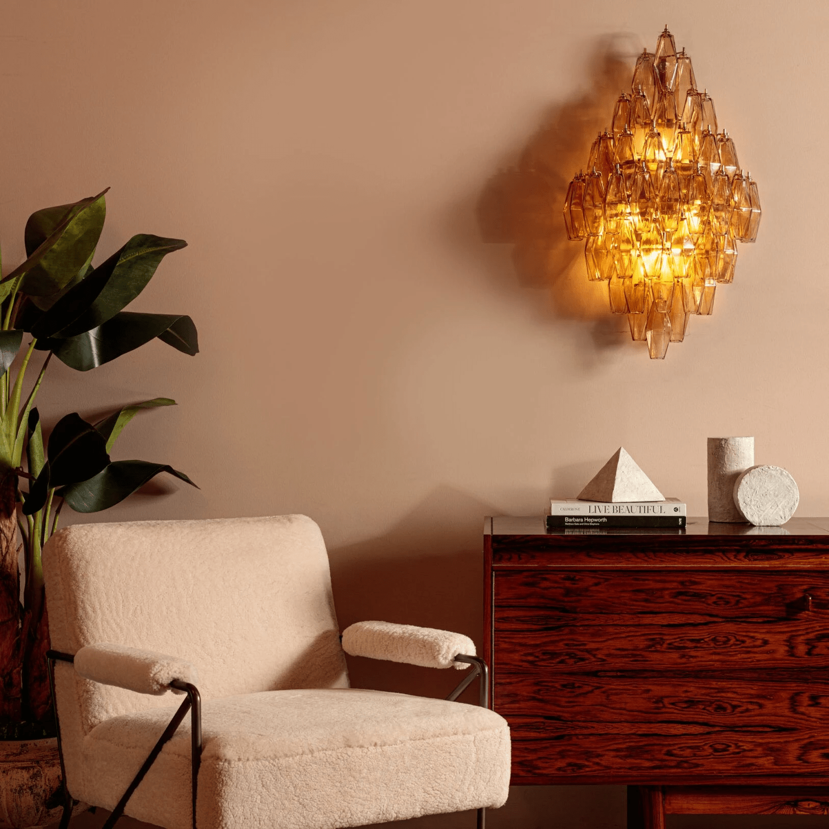 Sorrento Wall Light, Hardwired Wall Sconce, detail 2