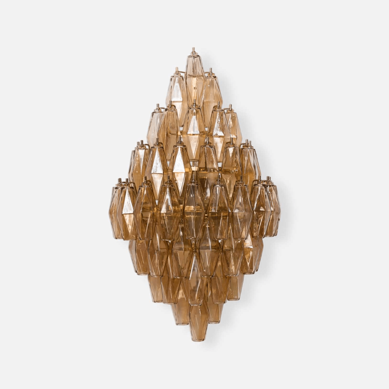 Sorrento Wall Light, Hardwired Wall Sconce, Metal, L 46cm x W 28cm x H 77cm