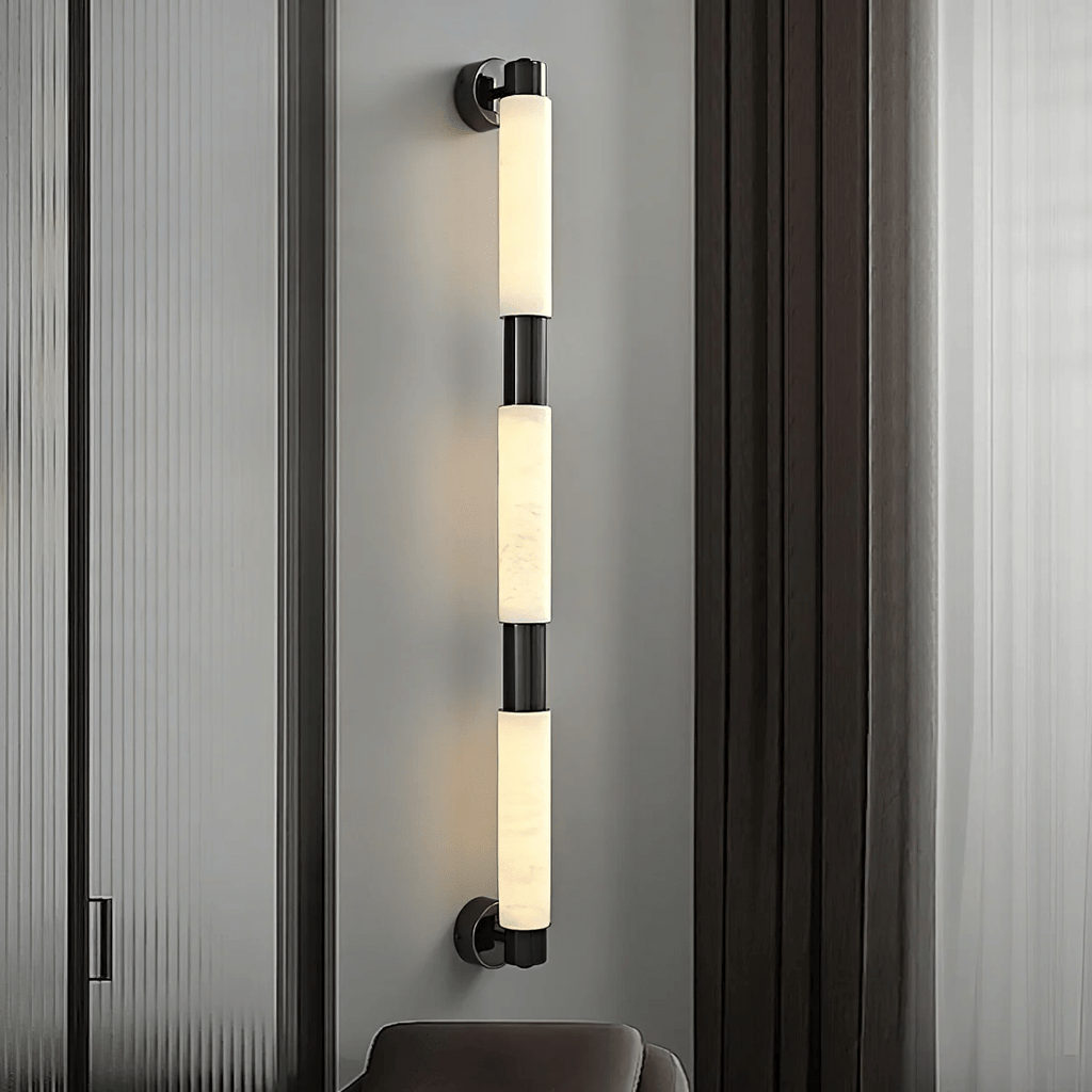 Alatar Alabaster Wall Light, Hardwired Wall Sconce, detail 4