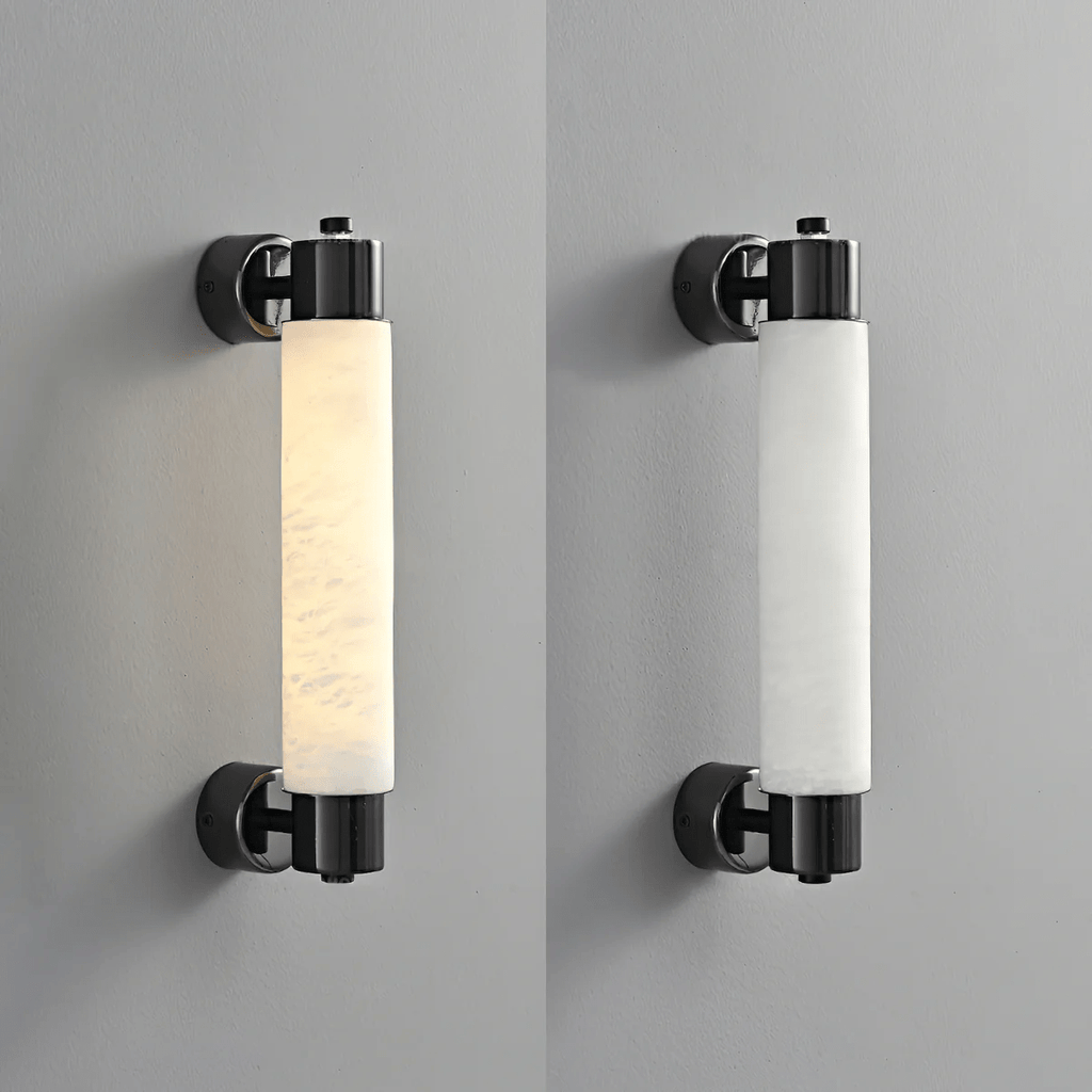 Alatar Alabaster Wall Light, Hardwired Wall Sconce, detail 6