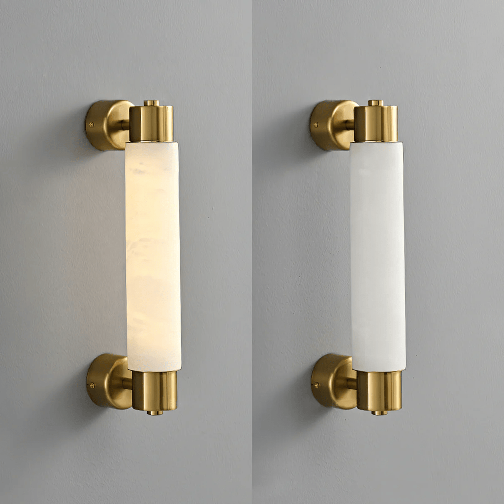 Alatar Alabaster Wall Light, Hardwired Wall Sconce, detail 7