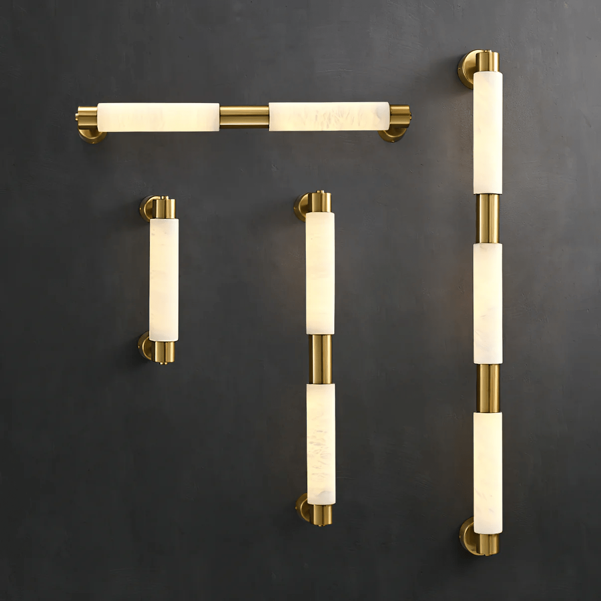 Alatar Alabaster Wall Light, Hardwired Wall Sconce, detail 8