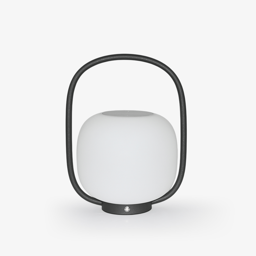 Lunava Lantern Exterior Lamp, Outdoor Wall Light, Stainless Steel, Dia 31cm x H 39cm