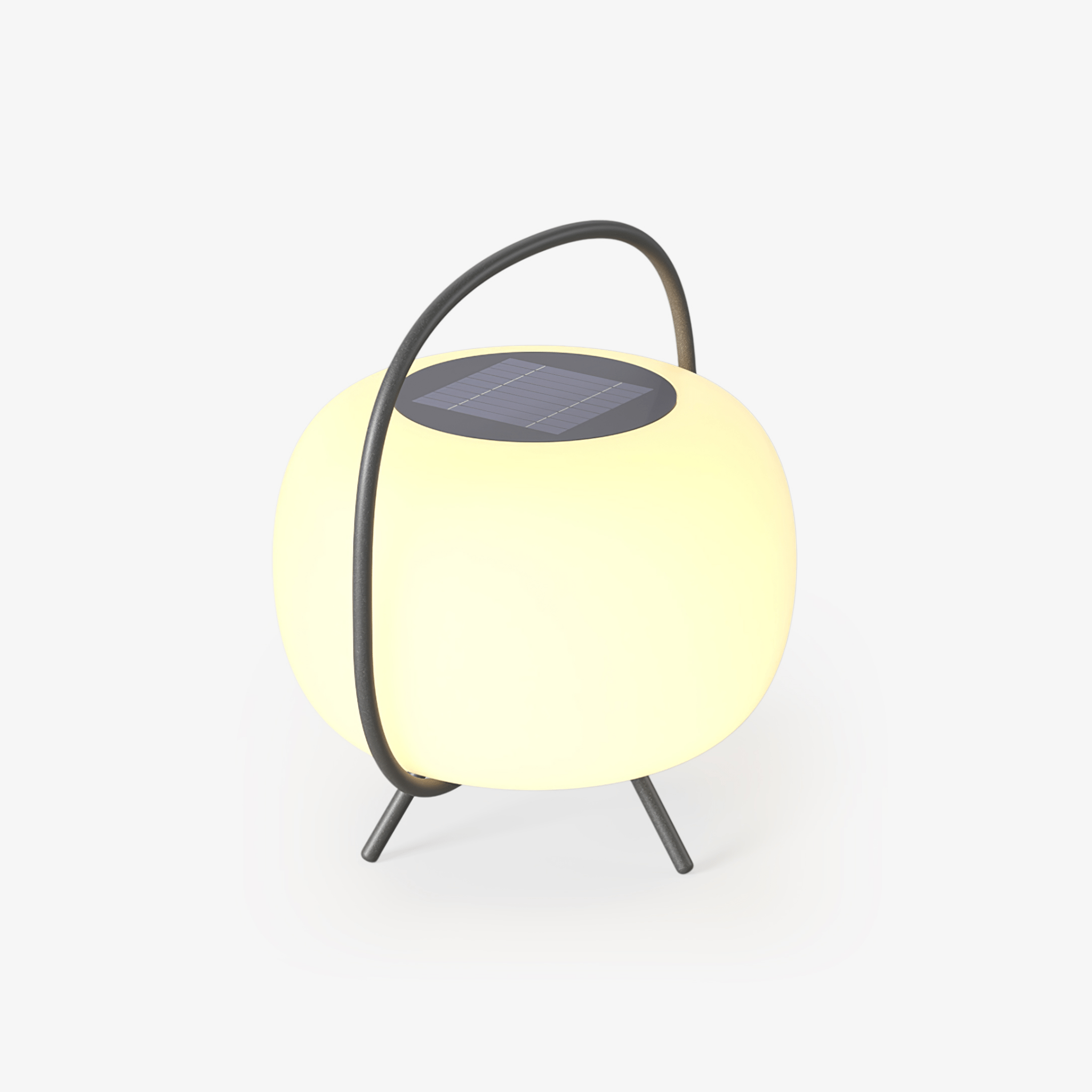 Soluna Pod Lantern Exterior Lamp, Outdoor Wall Light, Stainless Steel, Dia 25cm x H 27cm