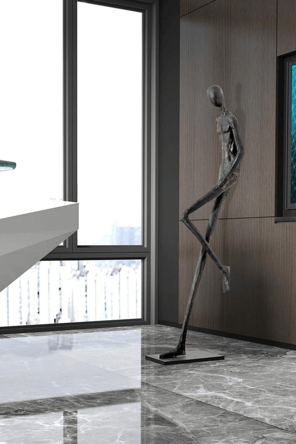 Glass Lemvix Sculpture Floor Ornaments, Floor Lamp, detail 8